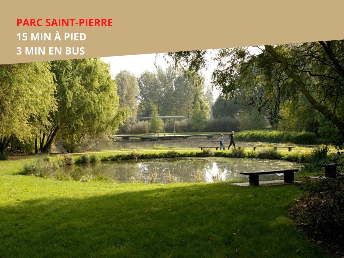 4 Chambres - Grande Maison - Parking - Jardin Amiens Exterior photo
